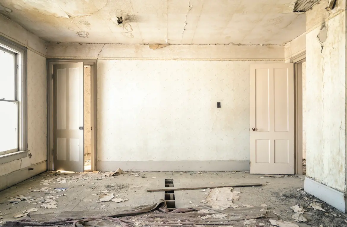 Waste disposal crew managing a cleanout project in La Vale